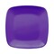Smarty Had A Party 7.25" Purple Flat Rounded Square Disposable Plastic Appetizer/Salad Plates (120 Plates), 120PK 4837PRP-CASE - alternate 9